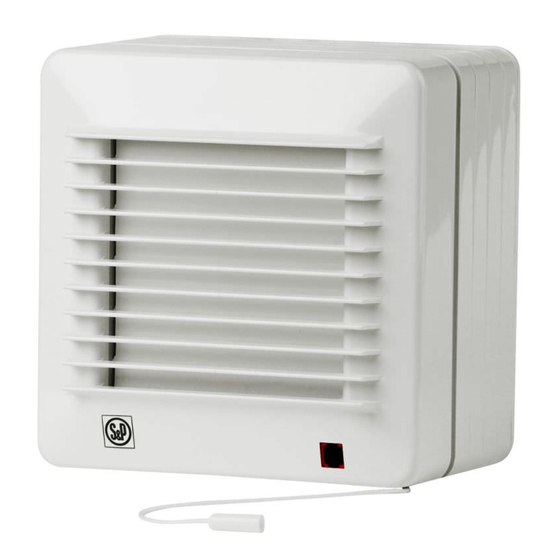 Вентилятор накладной Soler & Palau EDM 100 VM (жалюзи, шнурковый вкл/выкл)