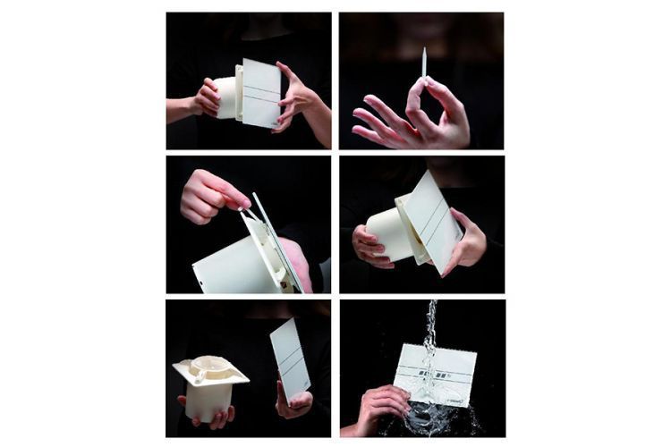 Накладной вентилятор Cata E 100 G + обратный клапан