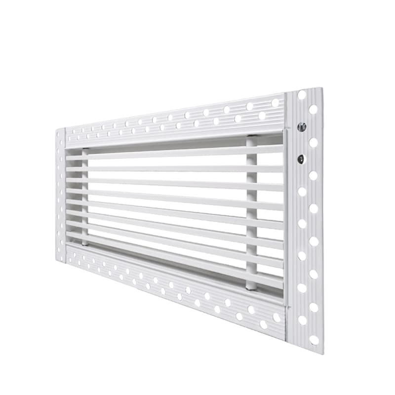 Дизайнерская съемная решетка для скрытого монтажа Brofer FUTURE-10 400x125 белая