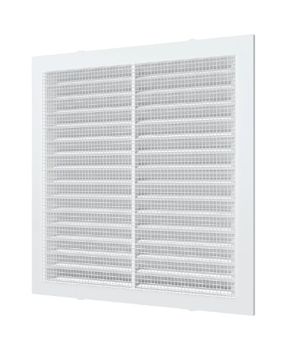 Решетка вытяжная с сеткой без рамки ERA 1919С 194х194 мм белая