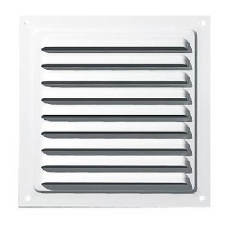 Решетка металлическая белая ERA 3030МЭ 300х300мм