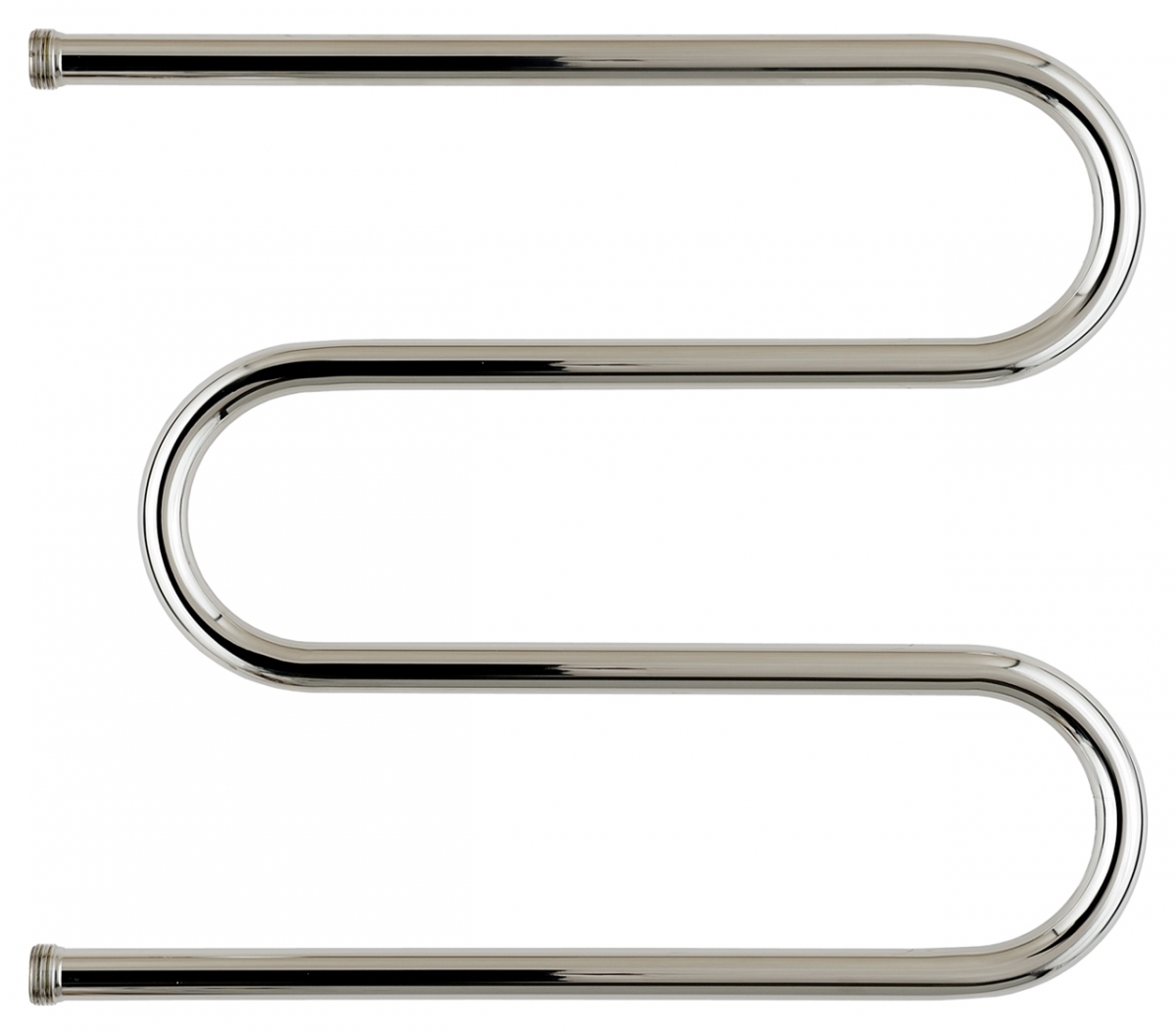 Полотенцесушитель водяной Стилье М-образный 500x650 резьба-сгон 1"