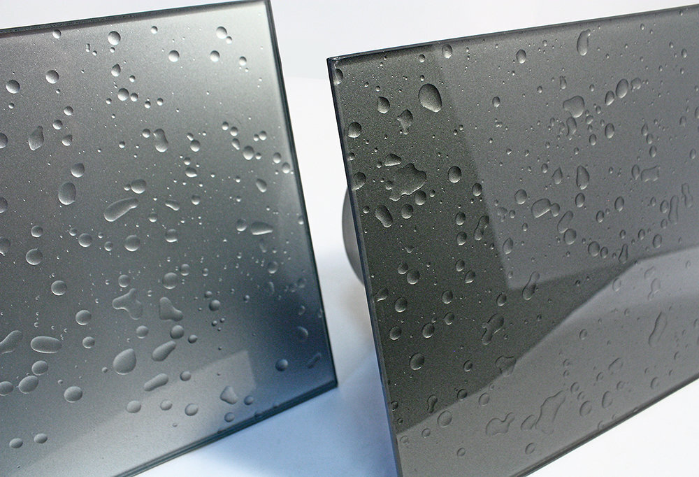 Вентилятор накладной сверхмощный MMotors JSC MMP-06 100/169 куб/ч Стекло/Квадрат Темно Серый с каплями