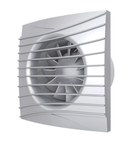 Вентилятор накладной ERA DiCiTi SILENT 5C gray metal d125