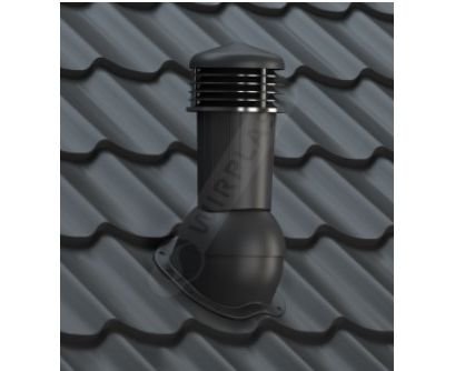 125/110 h500 неизолированный красный К94-4 с проходным элементом для кровли из металлочерепицы