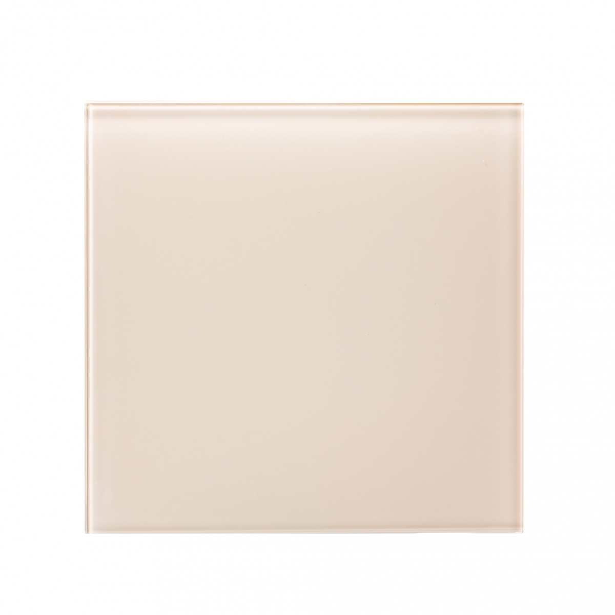 Вытяжной тонкий вентилятор SlimVent МV 100, стекло квадрат бежевый глянец