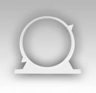 Держатель усиленный круглых воздуховодов с уплотнителем ERA 16ДСКП d160 мм пластиковый