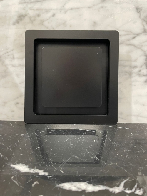 Диффузор квадратный на магнитах для потолков ТДК100 черный