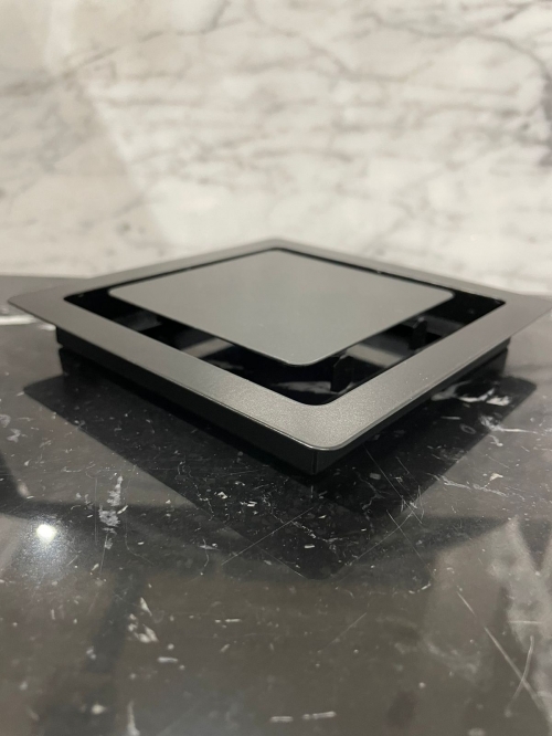 Диффузор квадратный на магнитах для потолков ТДК100 черный