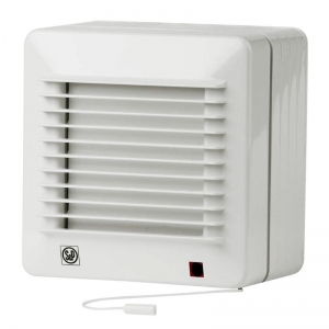 Вентилятор накладной Soler & Palau EDM 100 VM (жалюзи, шнурковый вкл/выкл)