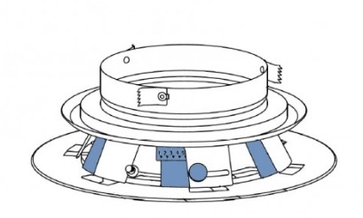 Приточный диффузор SystemAir BOR-C-100-SW для настенного и потолочного монтажа d 100мм