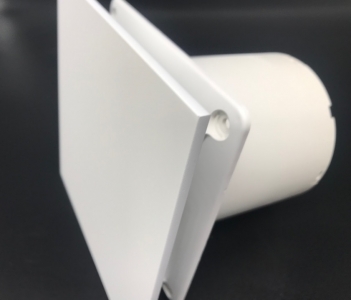 Накладной вентилятор Cata E 120 GT White Matte (таймер) с обратным клапаном