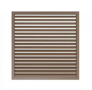 Решетка радиаторная ERA 600х600мм дуб П6060Р дуб (5 штук)