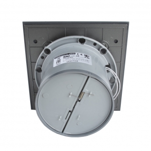 Вентилятор накладной MMotors JSC MMP-06 100/105 куб/ч Стекло/Квадрат Темно Серый с каплями