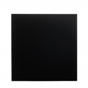 Вытяжной тонкий вентилятор SlimVent МV 100, стекло квадрат черный глянец